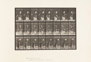 Planche 297. Tennis sur gazon - Eadweard Muybridge