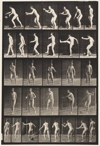 Football; Coup de Pied, 1885 - Eadweard Muybridge