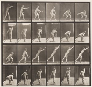 Lancer un Disque en Fer, 1872-1885 - Eadweard Muybridge