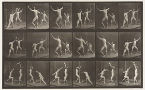 Plaque 350. Escrime - Eadweard Muybridge