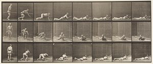 Planche 357. Couché à plat ventre et tir - Eadweard Muybridge