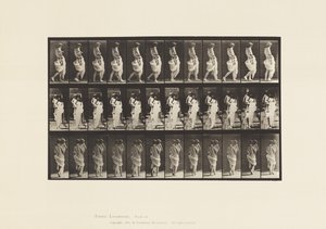 Planche 35. Marche, portant un enfant - Eadweard Muybridge