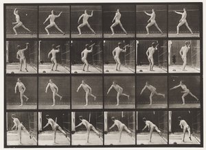 Planche 360. Lancer de javelot - Eadweard Muybridge