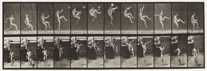 Course, accrochage et coup de pied - Eadweard Muybridge