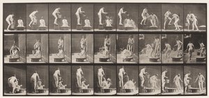 Planche 408. Deux modèles - Eadweard Muybridge