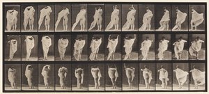 Planche 416. Toilette, mettre une robe - Eadweard Muybridge