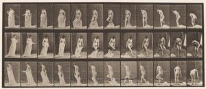 Planche 430. Toilette; Enlevant des vêtements, 1872-1885 - Eadweard Muybridge