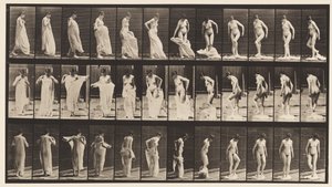 Plaque 431. Toilette; enlever des vêtements - Eadweard Muybridge