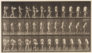 Porter un Vase et le Poser sur une Table, 1872-1885 - Eadweard Muybridge