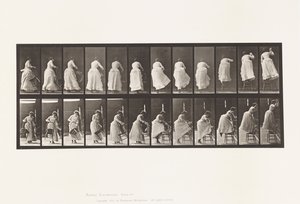 Planche 457. Montant sur une Chaise, et Atteignant en Haut - Eadweard Muybridge