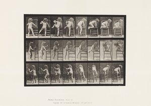 Planche 475. Enfant, montant sur une chaise - Eadweard Muybridge