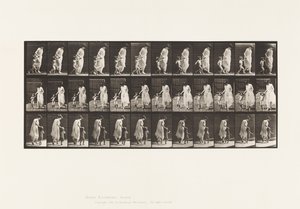 Planche 72. Courir, tenant un enfant par la main - Eadweard Muybridge