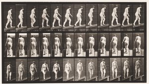 Planche 77. Monter une pente - Eadweard Muybridge