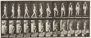 Planche 99. Tourner et monter les escaliers - Eadweard Muybridge