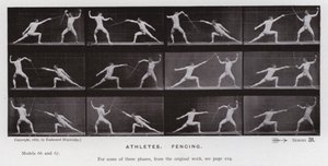 La figure humaine en mouvement : Athlètes, escrime
