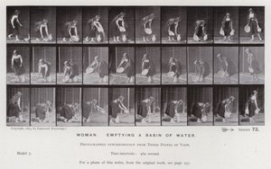 La figure humaine en mouvement : Femme, vidant un bassin d