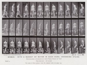 La Figure humaine en mouvement : Femme, avec un seau d