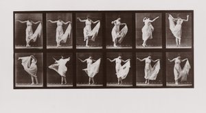 Femme dansant, Planche 107 de Animal Locomotion, 1887 - Eadweard Muybridge
