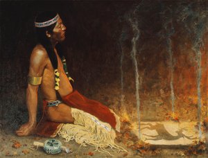 Le magicien - Eanger Irving Couse