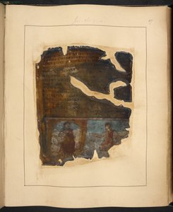 Une page de La Genèse de Cotton, 5e ou 6e siècle