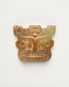 Pendentif en forme de masque animal, 650-500 av. J.-C. - Eastern Zhou Dynasty Chinese School