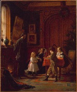 Noël, la famille Blodgett - Eastman Johnson