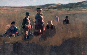 Dans le champ - Eastman Johnson