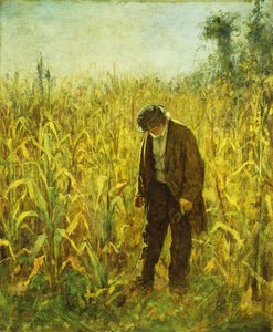 Homme dans un Champ de Maïs - Eastman Johnson