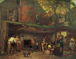 La Vie à la maison dans le Sud du Kentucky, 1859 - Eastman Johnson