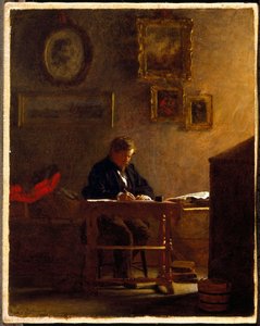 Autoportrait, vers 1865-70 - Eastman Johnson