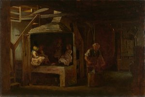 La forge - Eastman Johnson