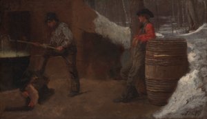 Le camp de sucre - Eastman Johnson