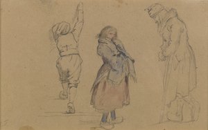 Trois figures néerlandaises, c.1852