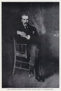 Portrait de M. John D. Rockefeller par Eastman Johnson - Eastman after Johnson