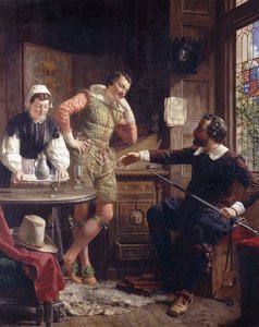 Ben Jonson décrivant son Duel à Drummond à Hawthornden - Ebenezer Crawford