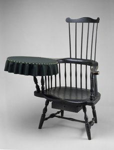 Chaise avec accoudoir pour écrire - Ebenezer Tracy