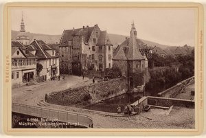 La ville de Budange. La porte du Muhl. (Rempart sudiste) - Eberlingschen