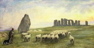 Retour à la maison, Stonehenge, Wiltshire - Edgar Barclay