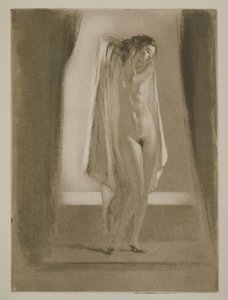 Une femme sortant d