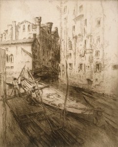 Le ghetto juif à Venise, 1906 - Edgar Chahine