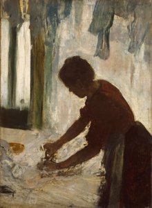 Une femme repassant, 1873