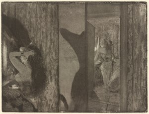 Actrices dans leurs loges, 1879-1880 - Edgar Degas