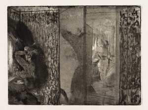 Actrices dans leurs loges - Edgar Degas