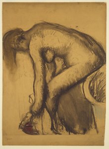 Après le bain (Femme séchant ses pieds) - Edgar Degas