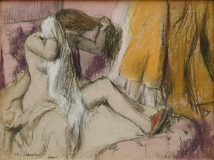 Nach dem Bad - Edgar Degas