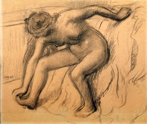 Après le bain, 1892 - Edgar Degas