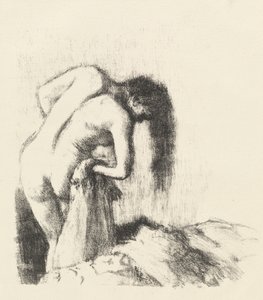 Après le bain La sortie du bain Petite planche, vers 1891