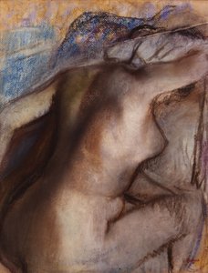 Après le bain, femme se séchant - Edgar Degas