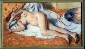 Après le bain ou étirements nus