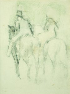 Amazone et cavalier - Edgar Degas